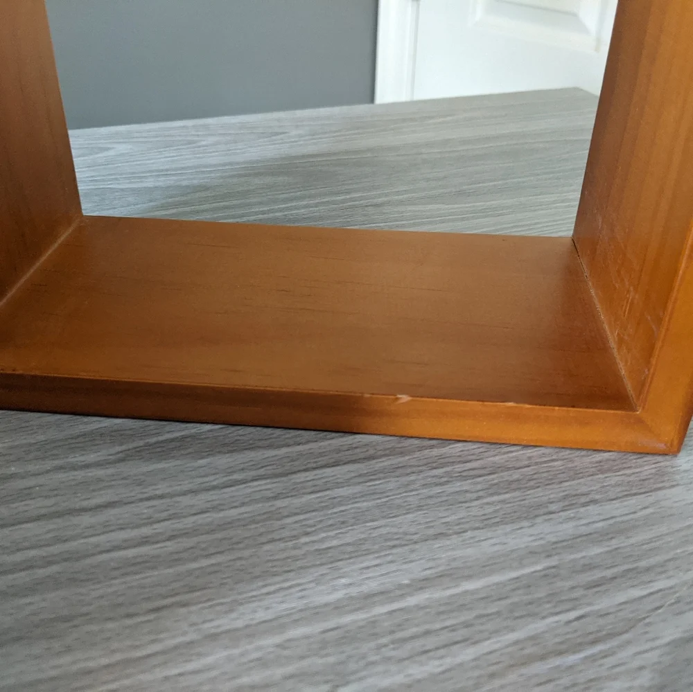 Square Wooden Shadow Box Shelves